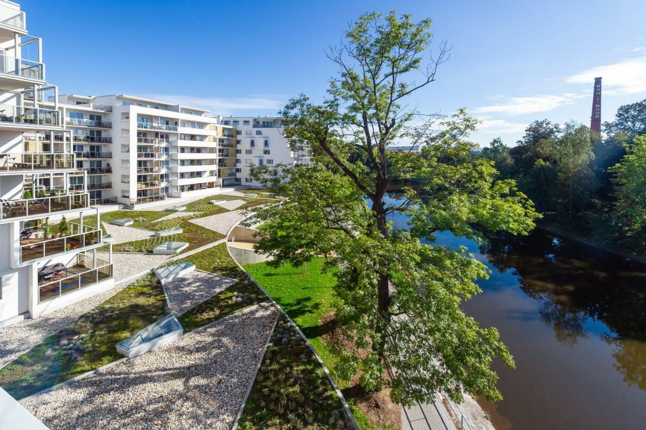 Riverside Apartments Ceske Budejovice Eksteriør billede